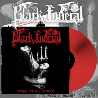 BLACK FUNERAL Vampyr - Throne of the Beast LP BLOODRED , PRE-ORDER [VINYL 12"]